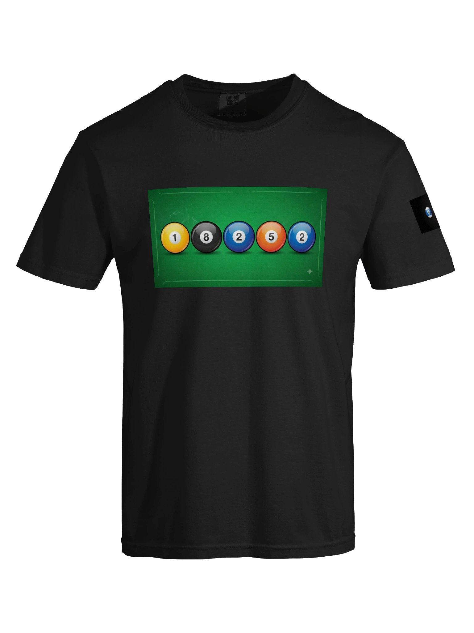 Billiard Balls Pool Night Tee product image (5)