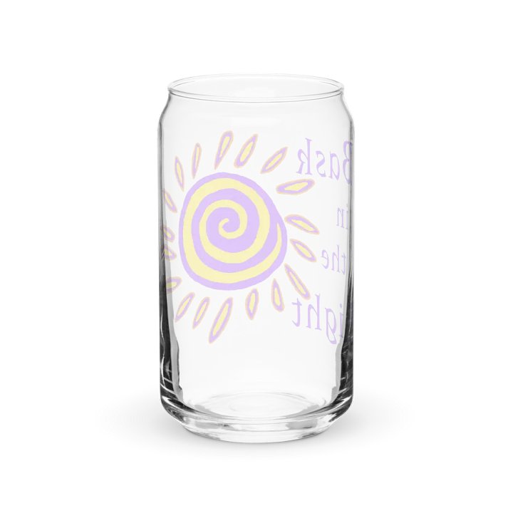 Bask in the Light Can Shaped Glass product image (6)
