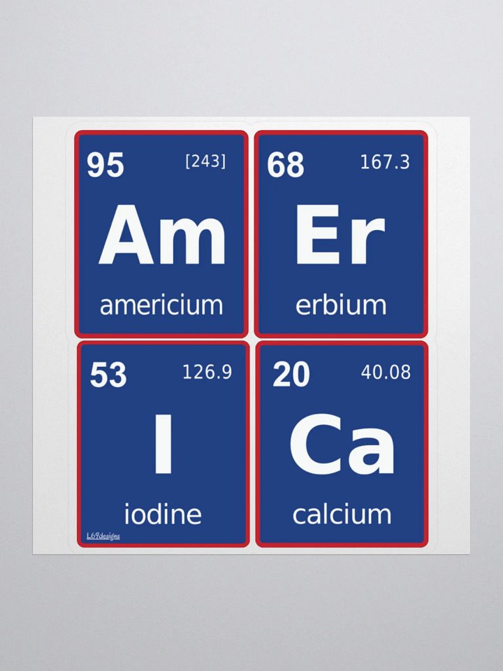 AMERICAN PERIODIC TABLE product image (1)