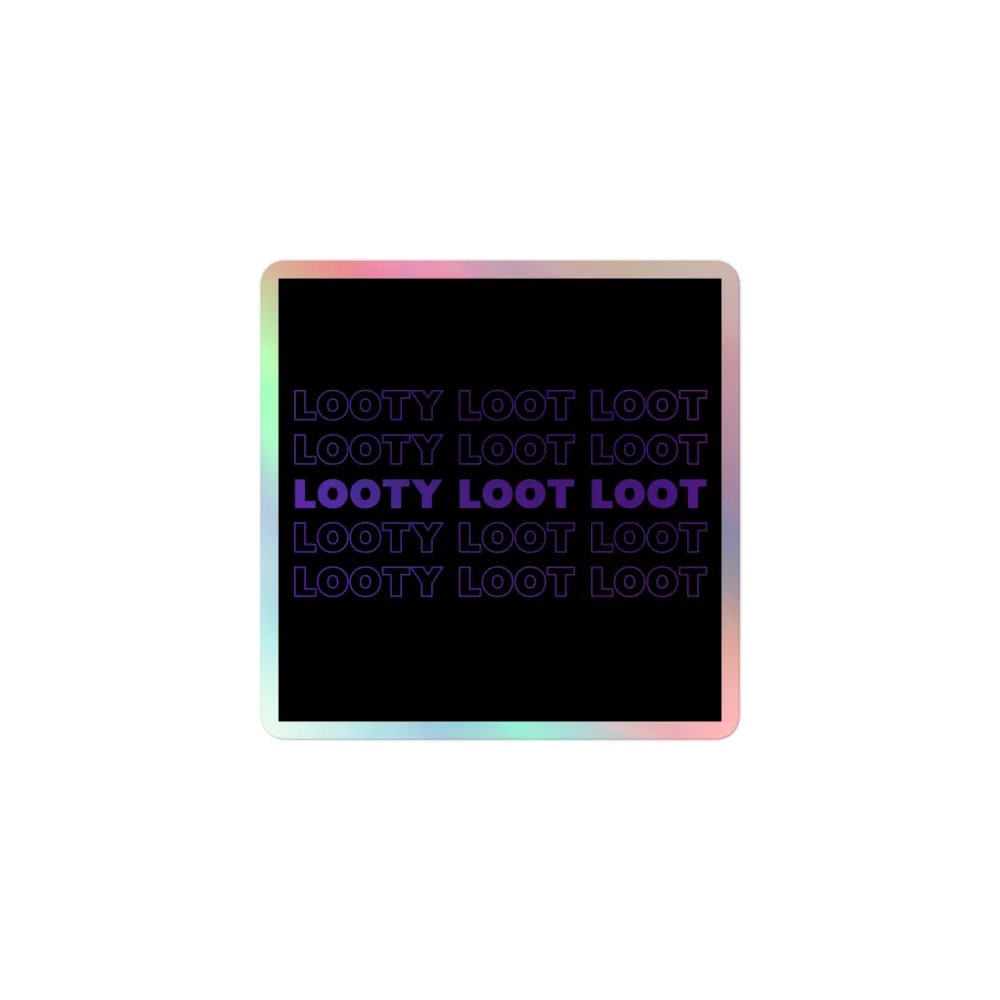 Looty Holo Sticker product image (1)
