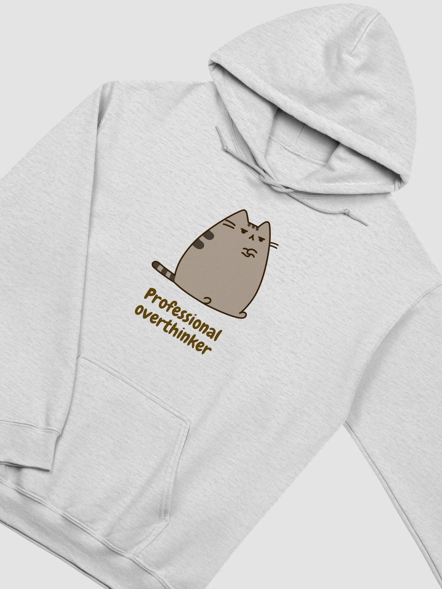 Meme Overthinker Cat Hoodie product image (25)
