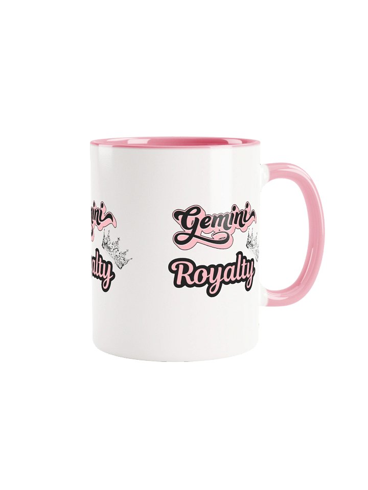 Gemini Royalty Pink Script Mug product image (2)