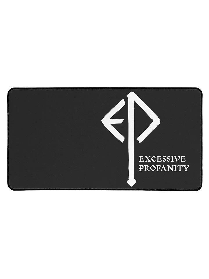Executioner Desk Mat 'Rune' B&W product image (1)