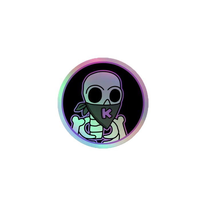 Kudos Logo Holographic Sticker product image (1)