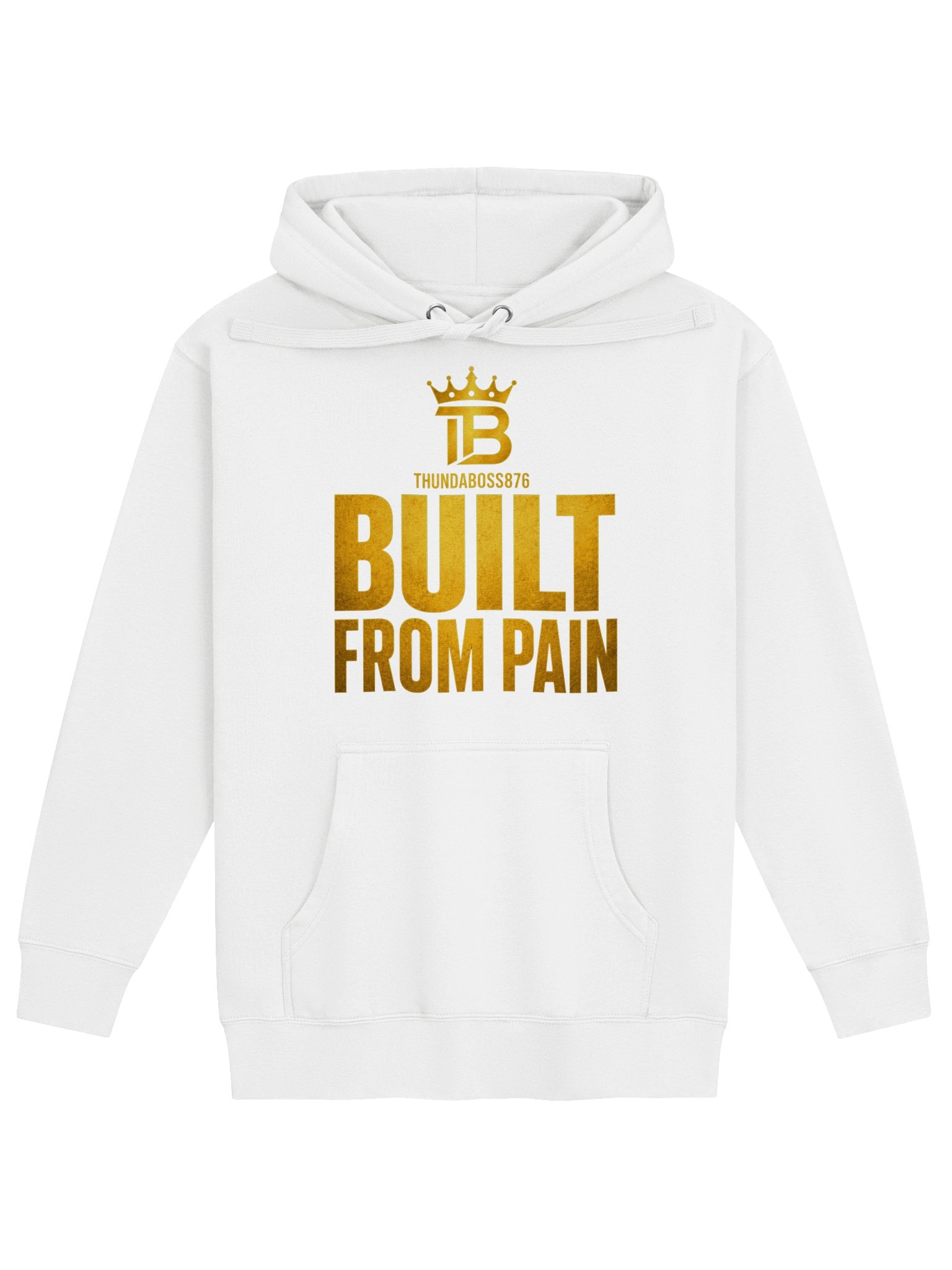 Built Different Hoodie 2.0 – White Edition product image (1)
