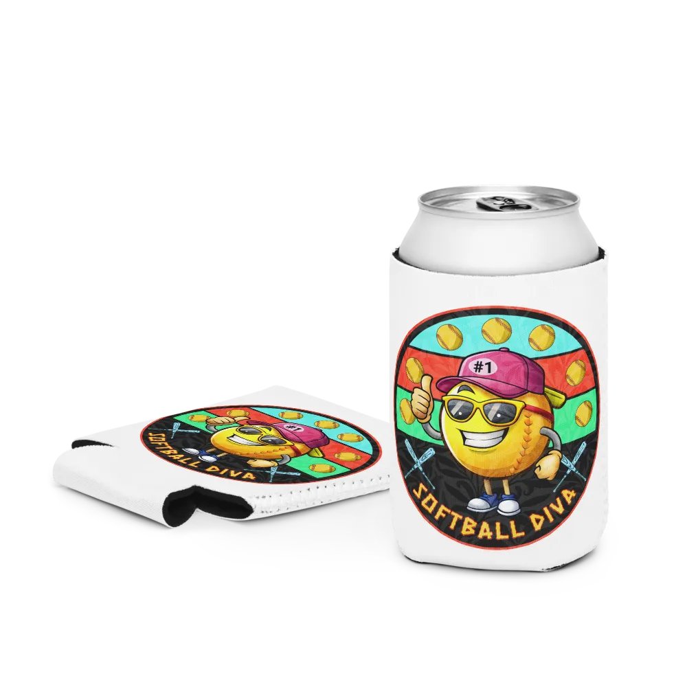 Softball Diva Can Cooler product image (3)