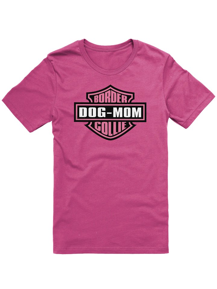Pink Border Collie Dog Mom T-Shirt product image (1)