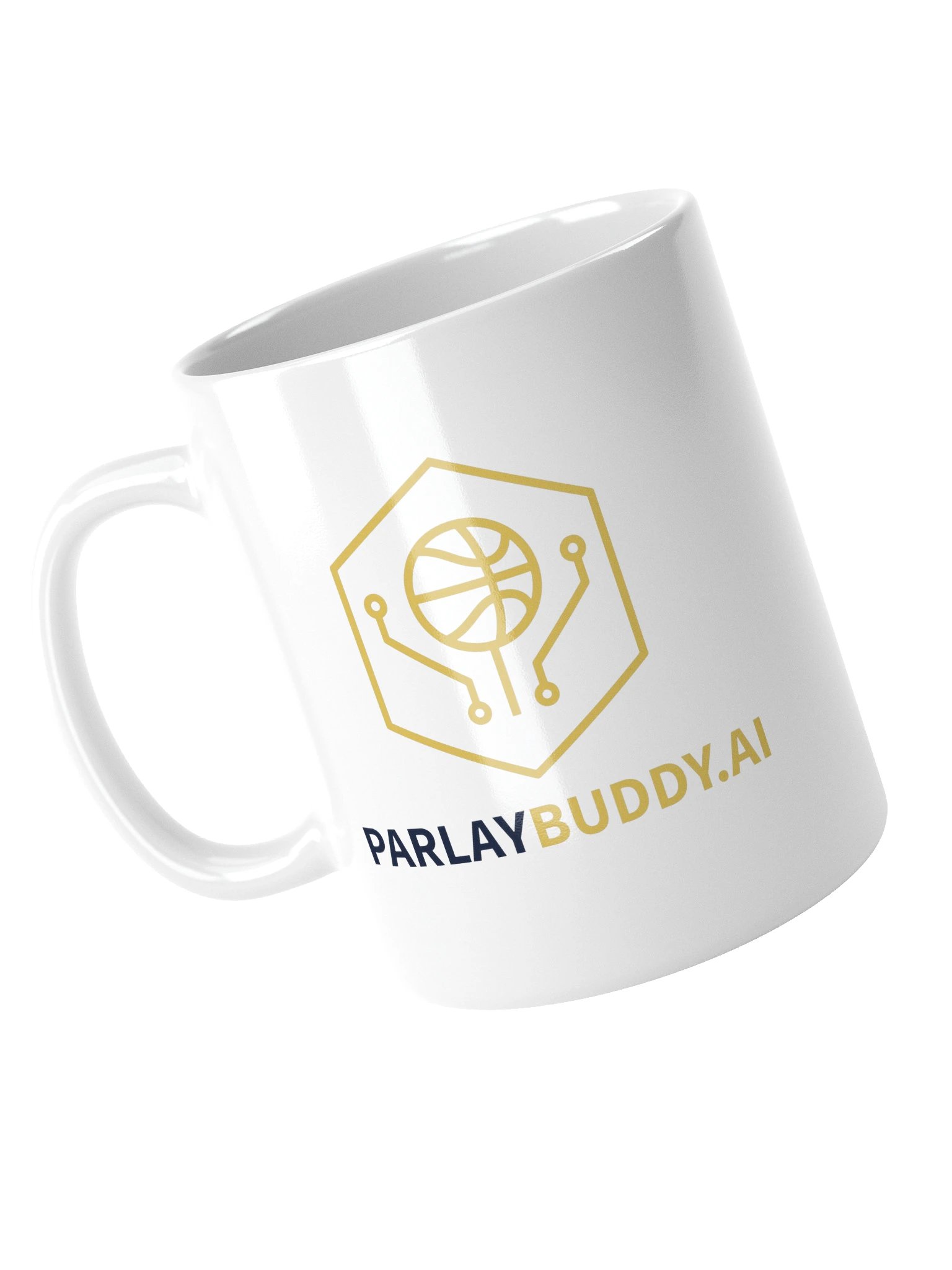 ParlayBuddy.AI White Glossy Mug product image (5)