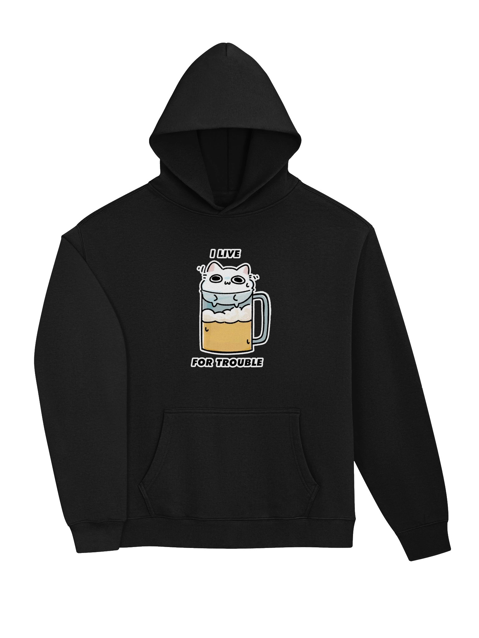 I Live For Trouble Hoodie product image (12)