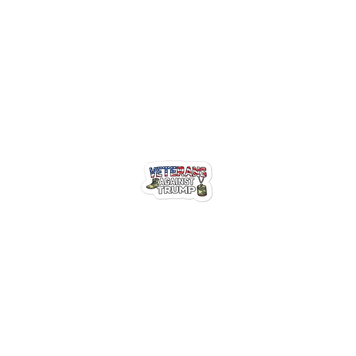 Veterans Against Trump Die-Cut Stickers product image (1)