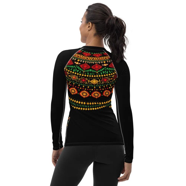 Black History Month Celebration Fashion Splendor Women's Rash Guard product image (2)