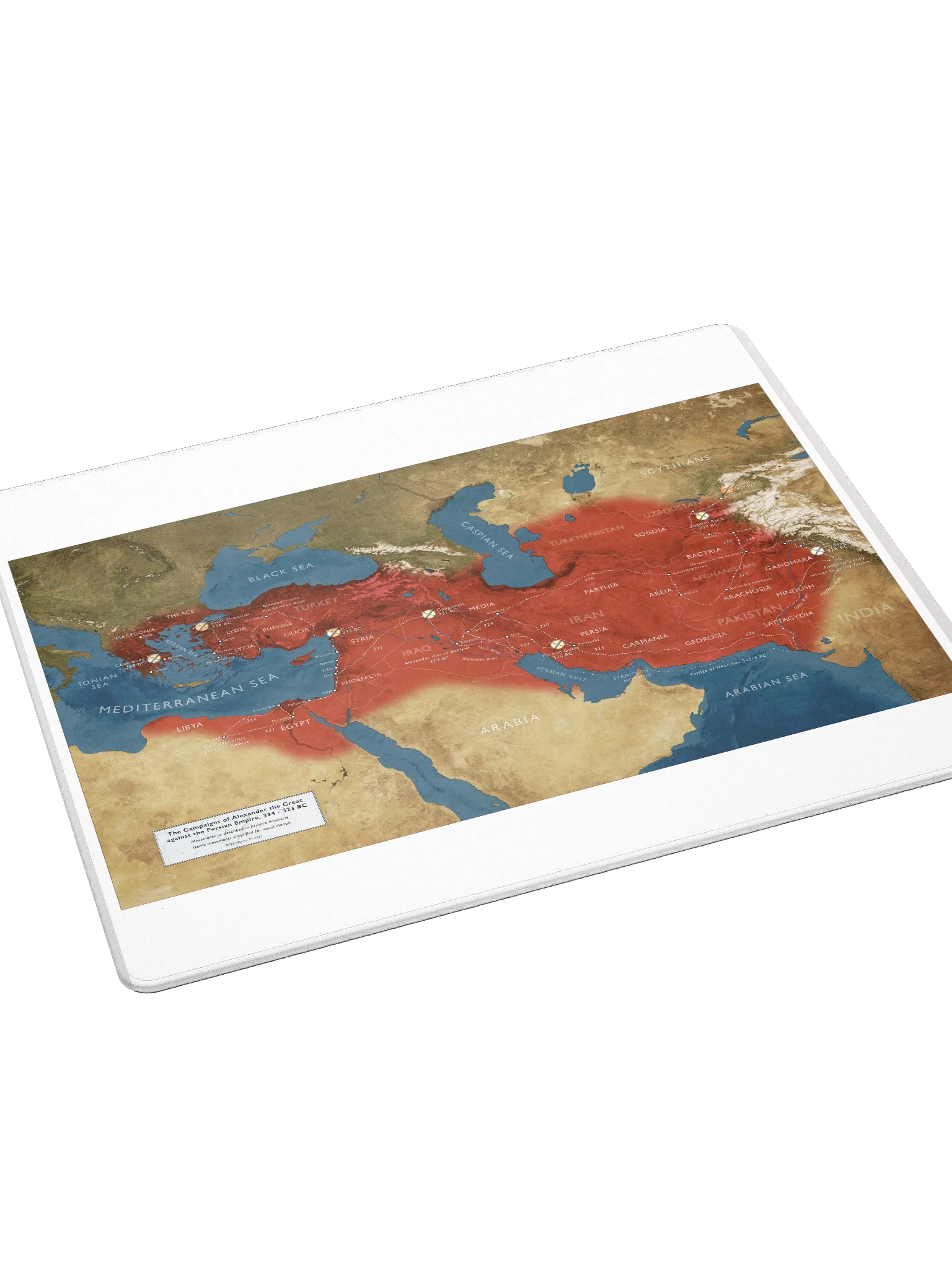 The Campaigns of Alexander - Gaming Mouse Pad product image (4)