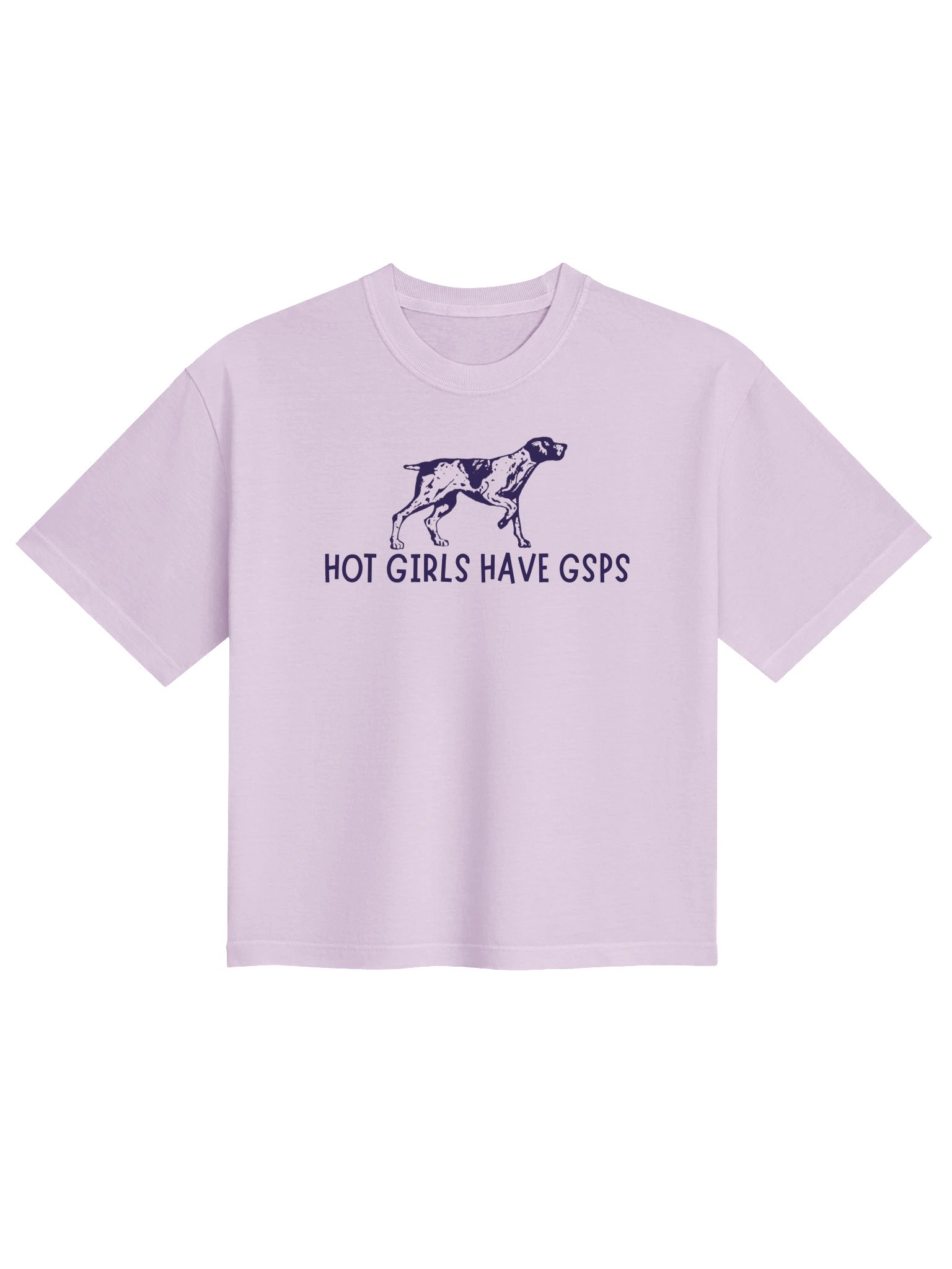 Hot Girls Have GSPs | Comfort Colors Boxy Tee product image (1)