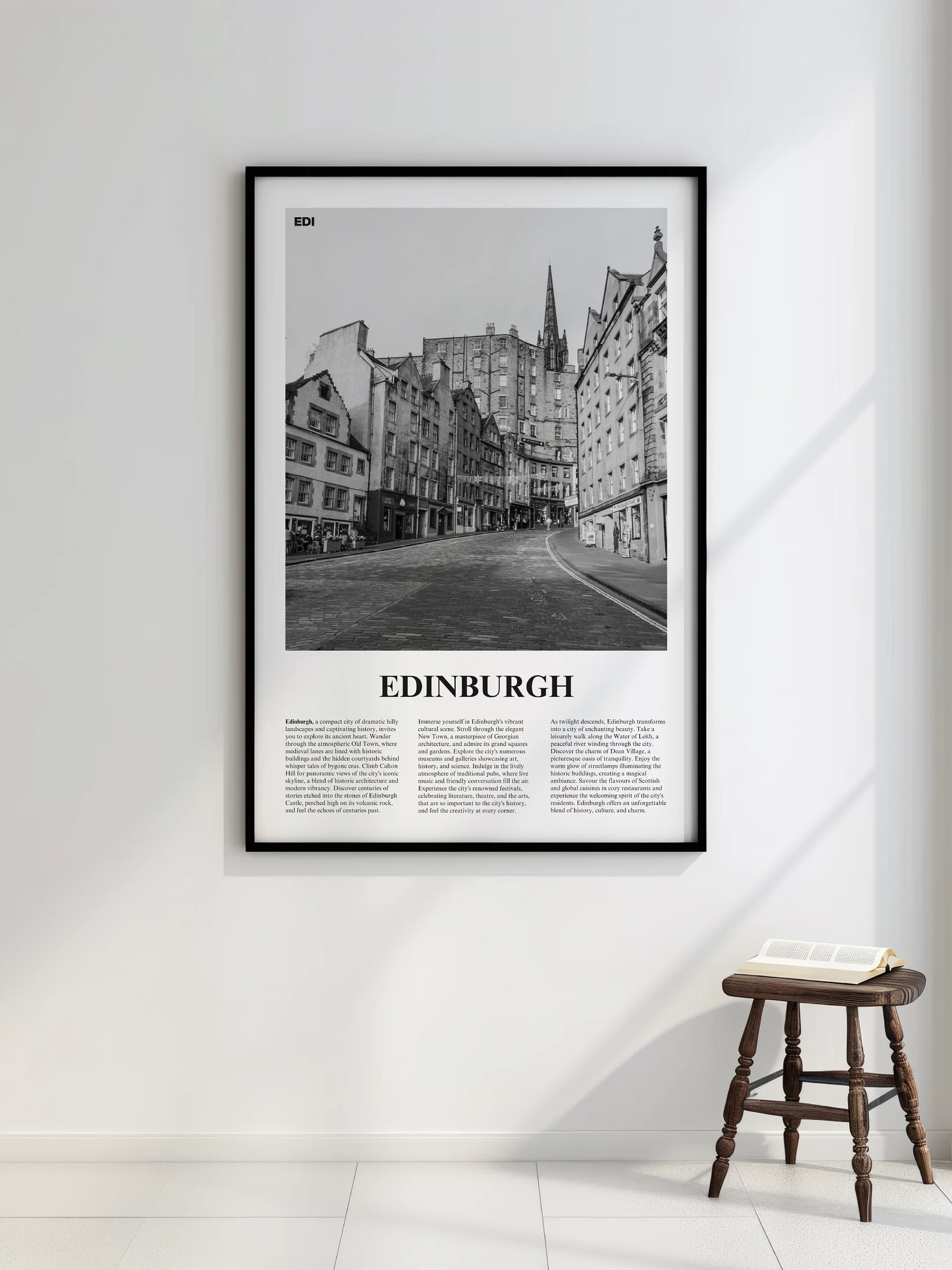 Edinburgh 03 Newspaper Poster product image (2)