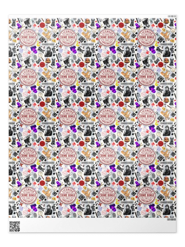 Licensed Crime Binge Specialist Gift Wrap Roll product image (2)