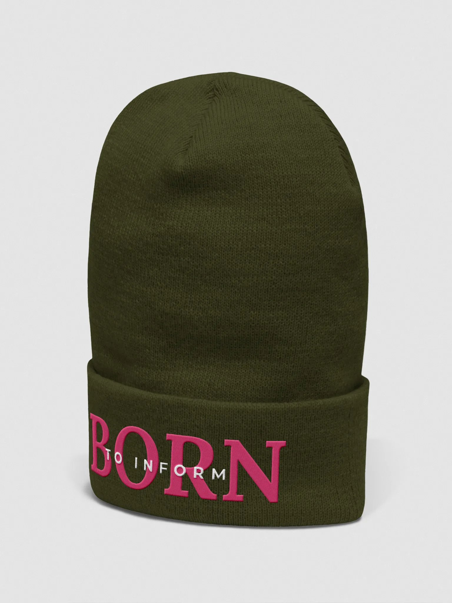 Born to Inform Manifestor Cuffed Beanie product image (23)