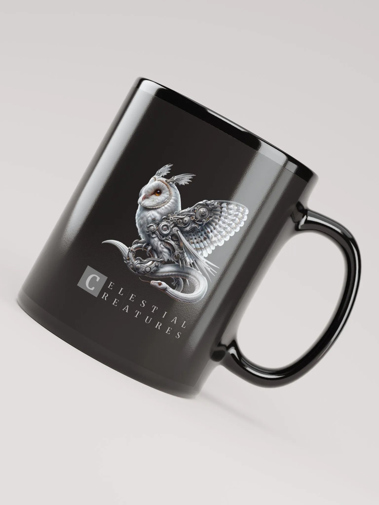 Celestial Creatures | Black Glossy Mug product image (5)