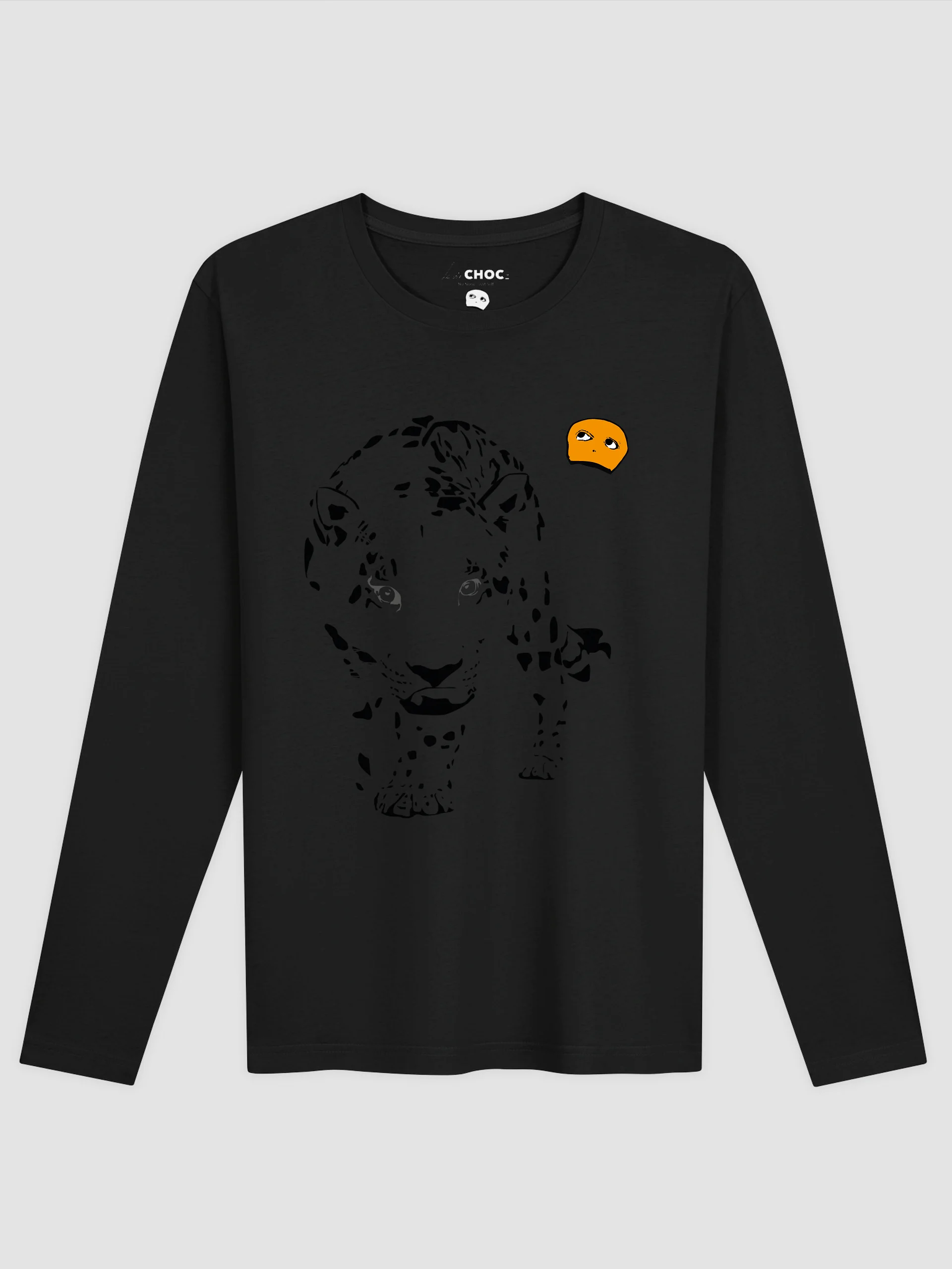 The Silent Spectator Long Sleeve Tee in Black product image (1)