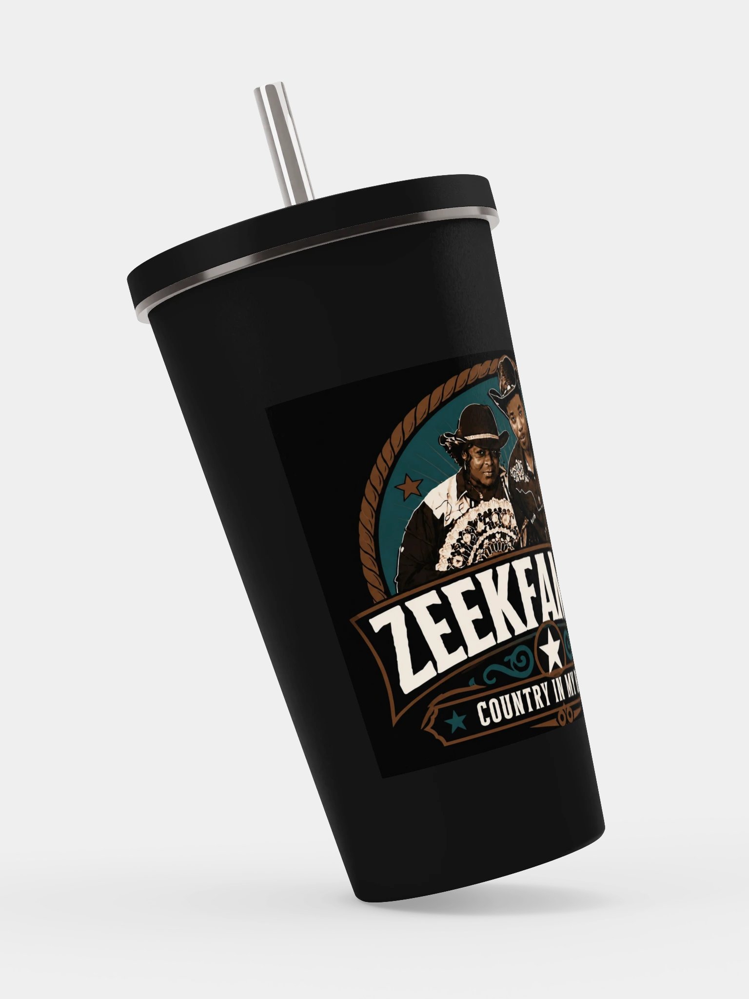 Country In My Blood Insulated Tumbler with Straw product image (2)