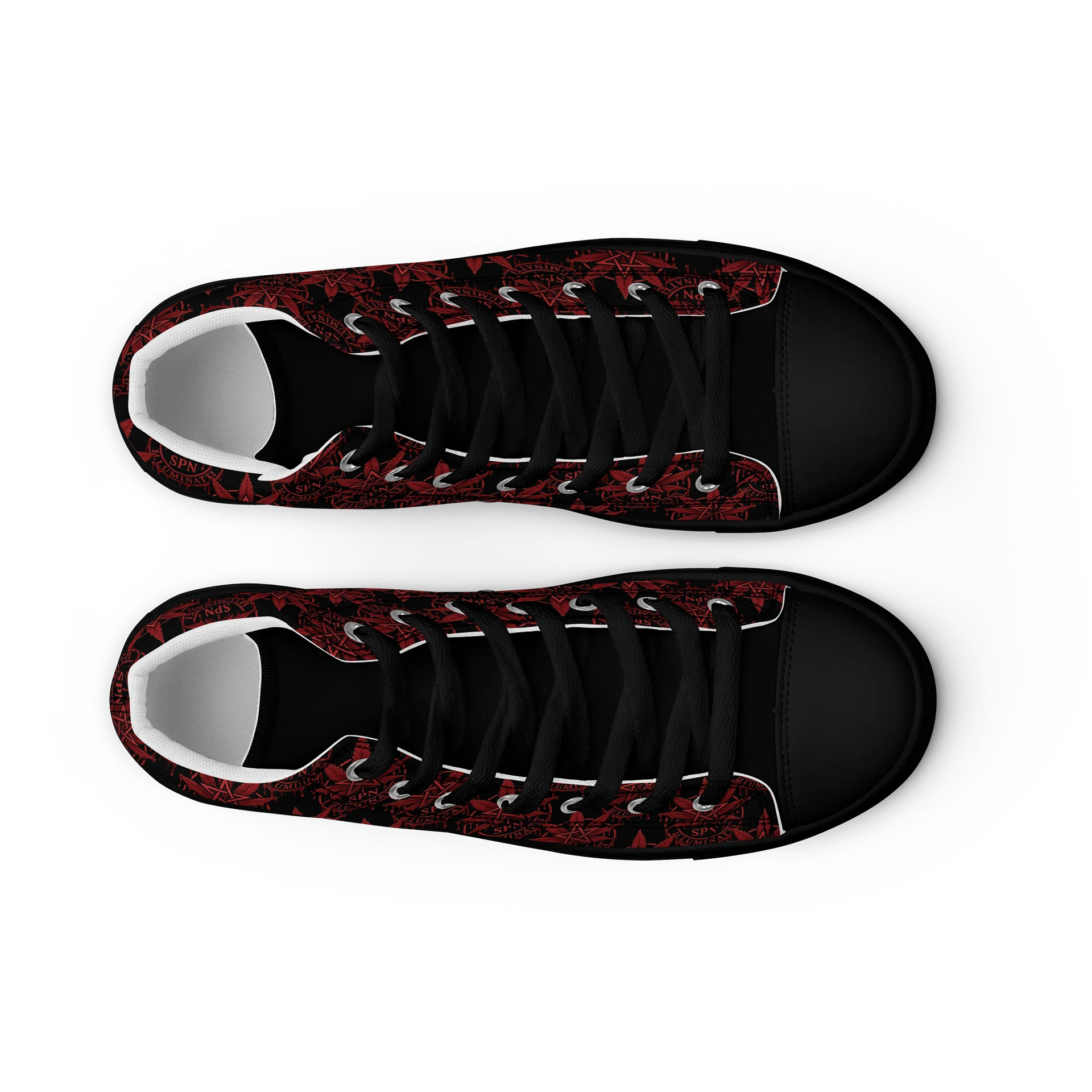 SPN Red & Black High Top Canvas Shoes product image (9)