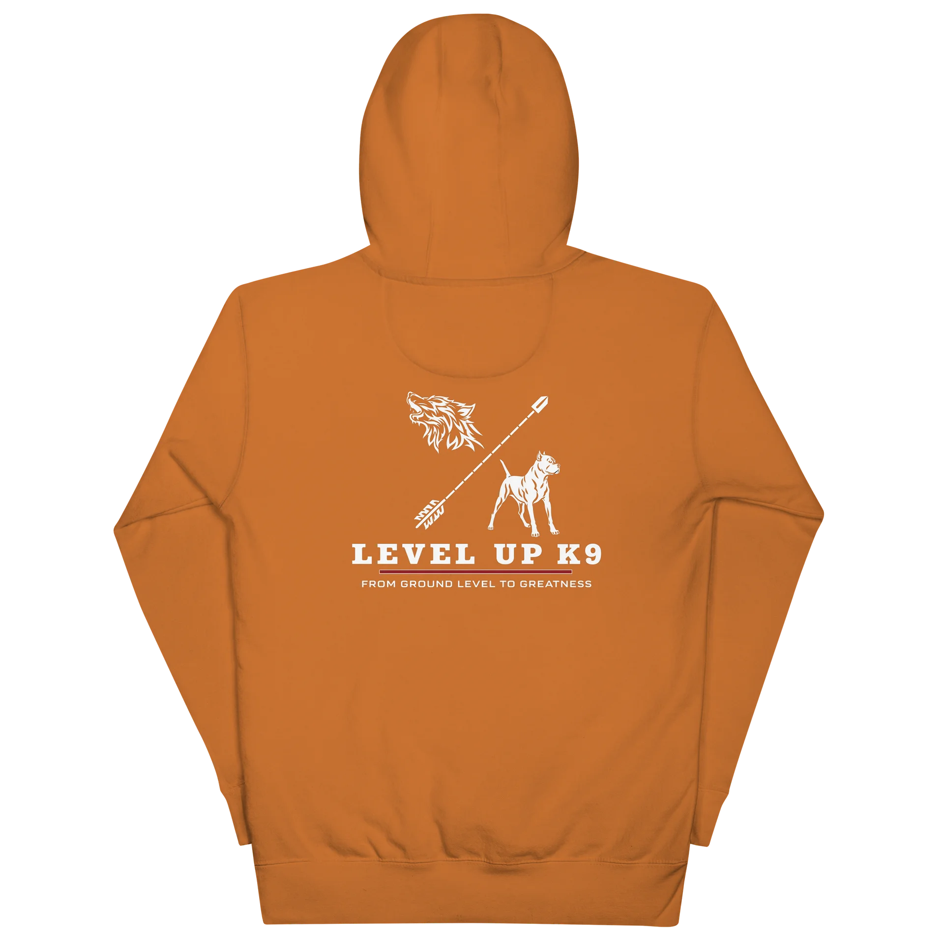 Level-UP K9 Standard Hoodie ( Amber Brown ) product image (4)
