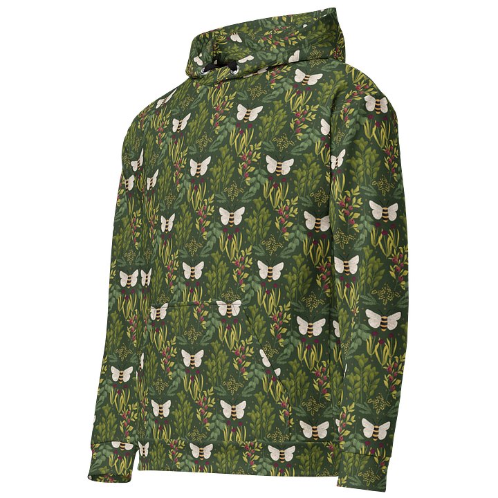 Bees and Foliage Recycled Unisex Hoodie product image (2)