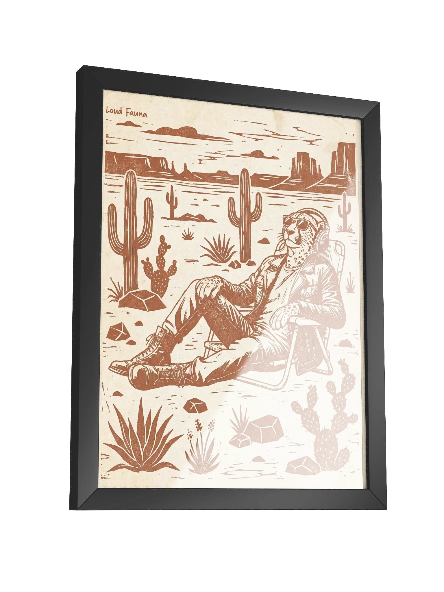 "Groove Hermit" Wood-Framed Poster product image (2)