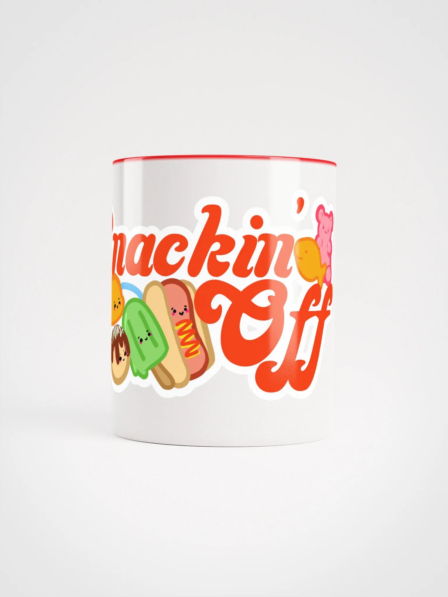 Snackin' Off Mug (Red Font) product image (1)