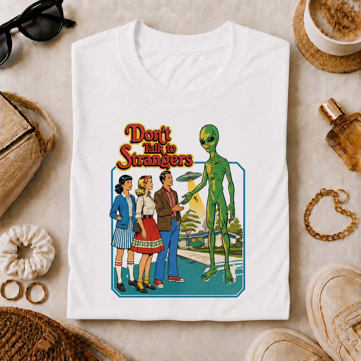 Don't Tak To Strangers Tee product image (1)