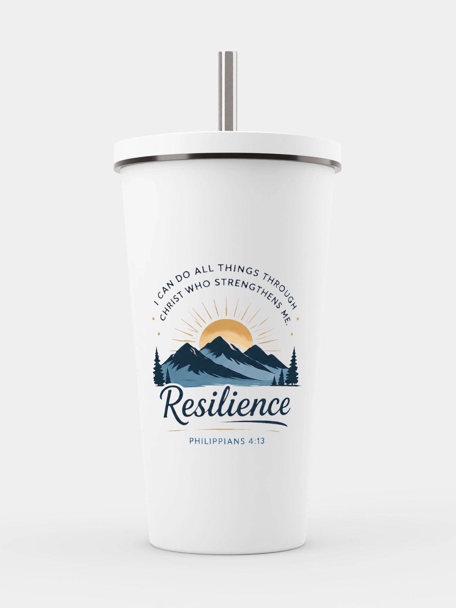 Strength Through Christ Resilience Tumbler product image (1)