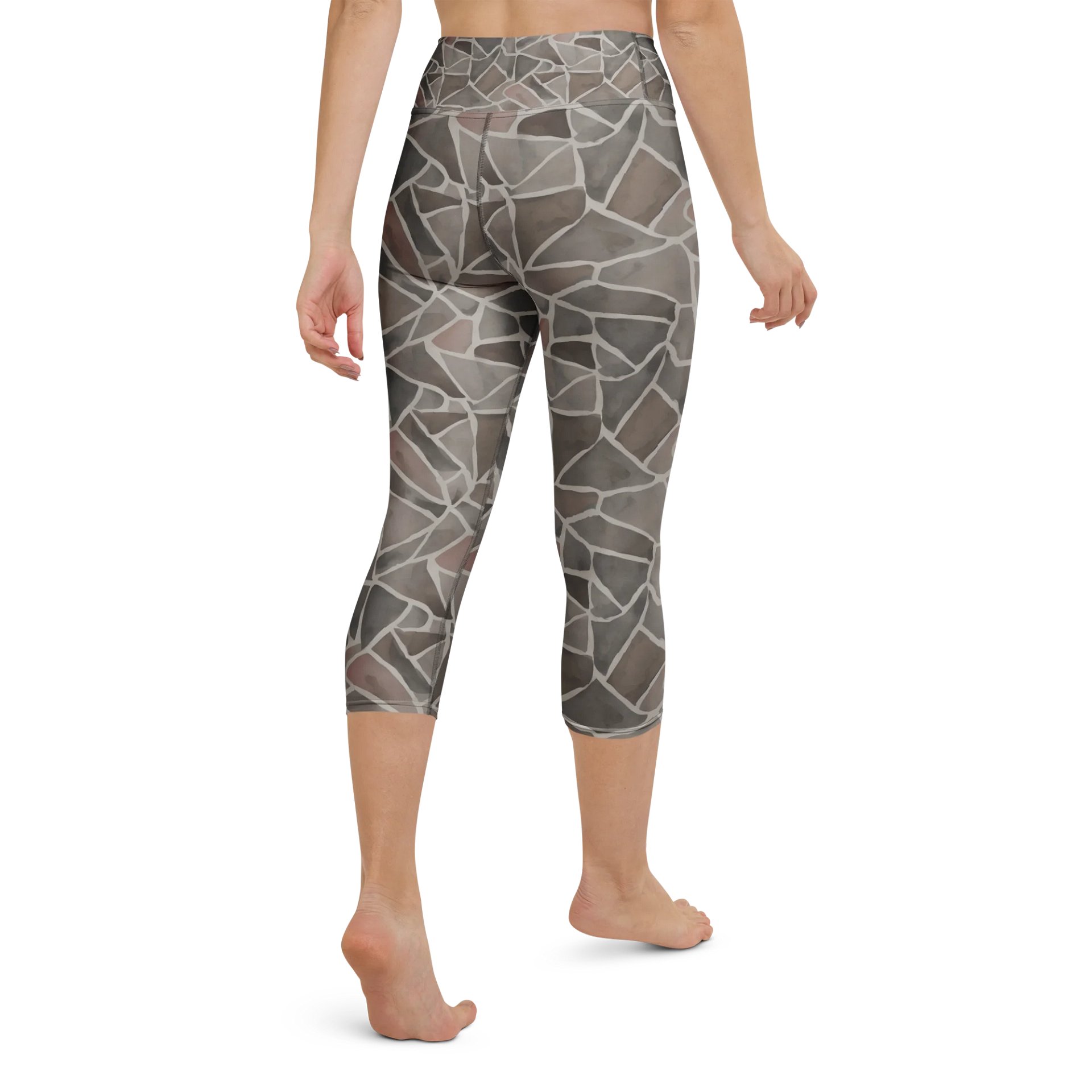 Rock Pattern Capri Leggings product image (3)