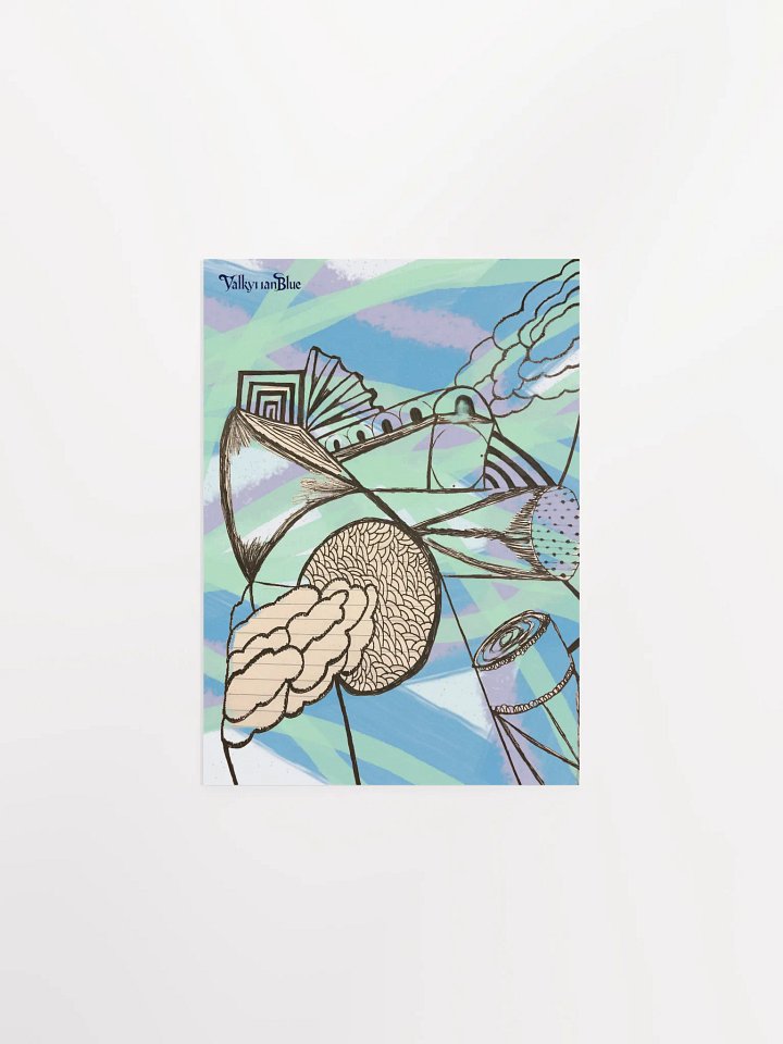 Whimsical Architectural Zentangle Poster product image (2)