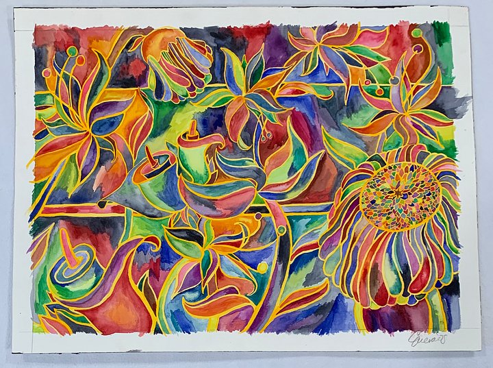 Dancing Blooms Painting product image (1)