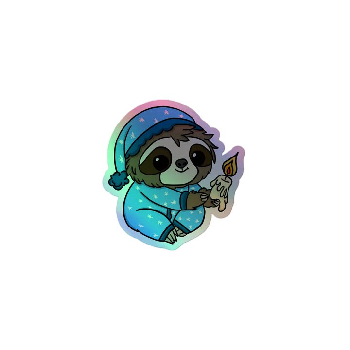 Holographic Sticker Sheet - Night product image (1)
