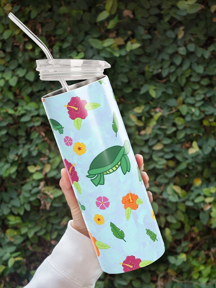 Tropical Turtle Pattern Stainless Steel Tumbler product image (1)