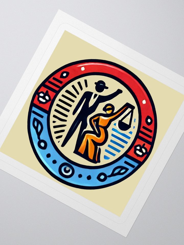 Justice Scales Emblem Stickers product image (4)