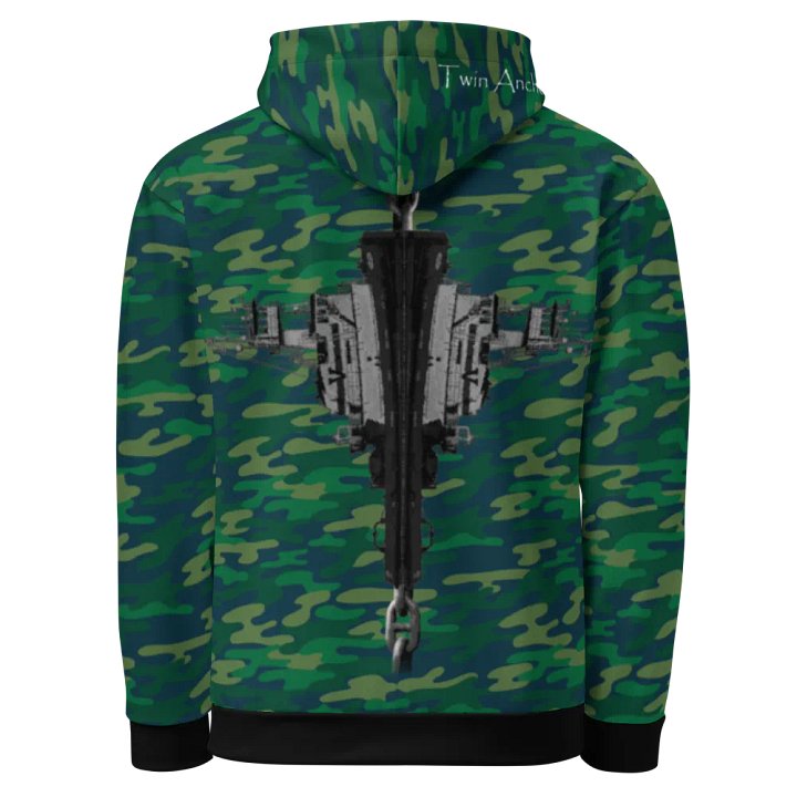 Mirrored Tug Hudson & Barge Bridal Chain (Teal) – Performance Marine Wear | Twin Anchor Apparel North Current Line product image (1)