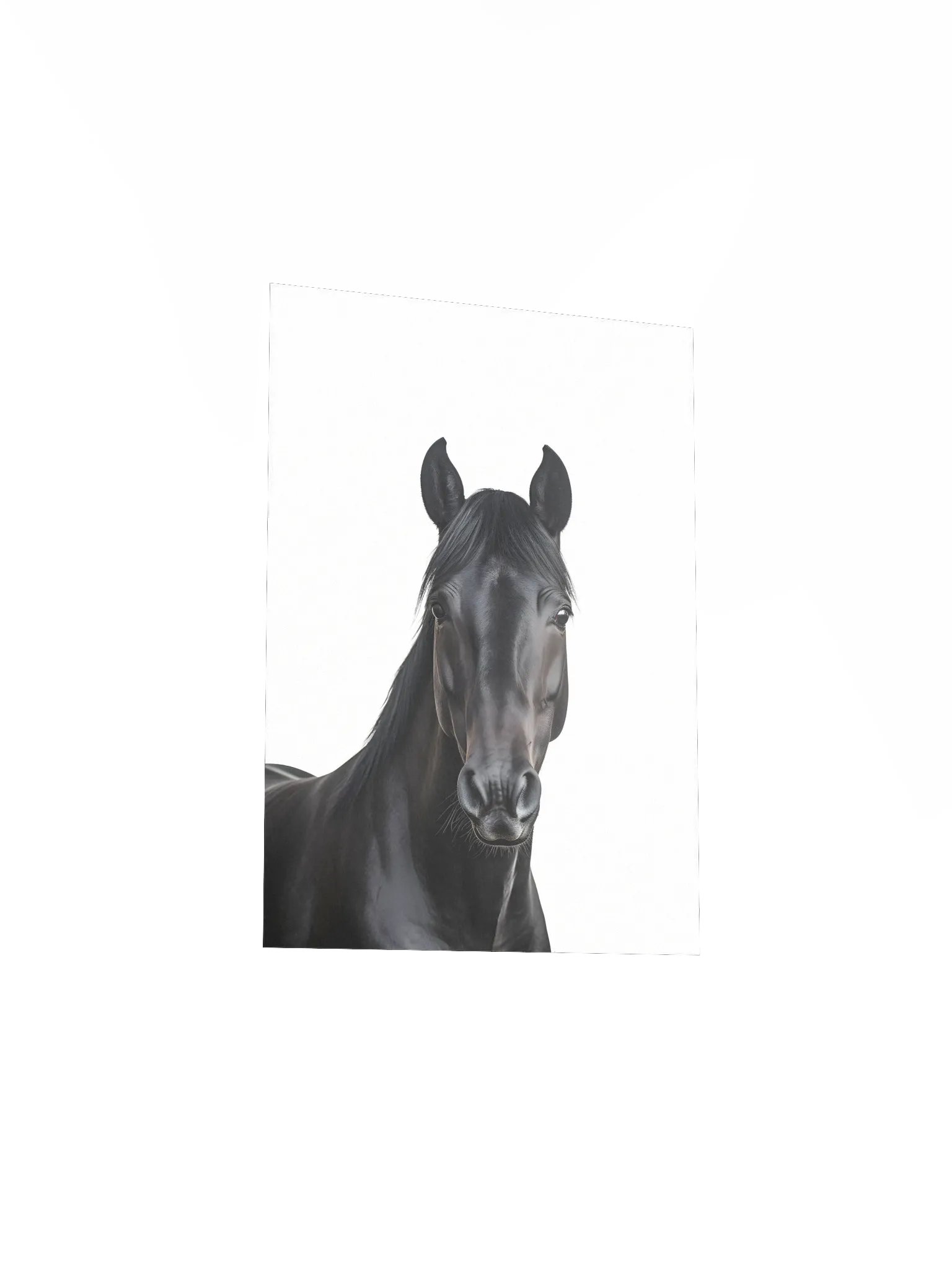 Farm Animal Black Horse Wall Art product image (4)