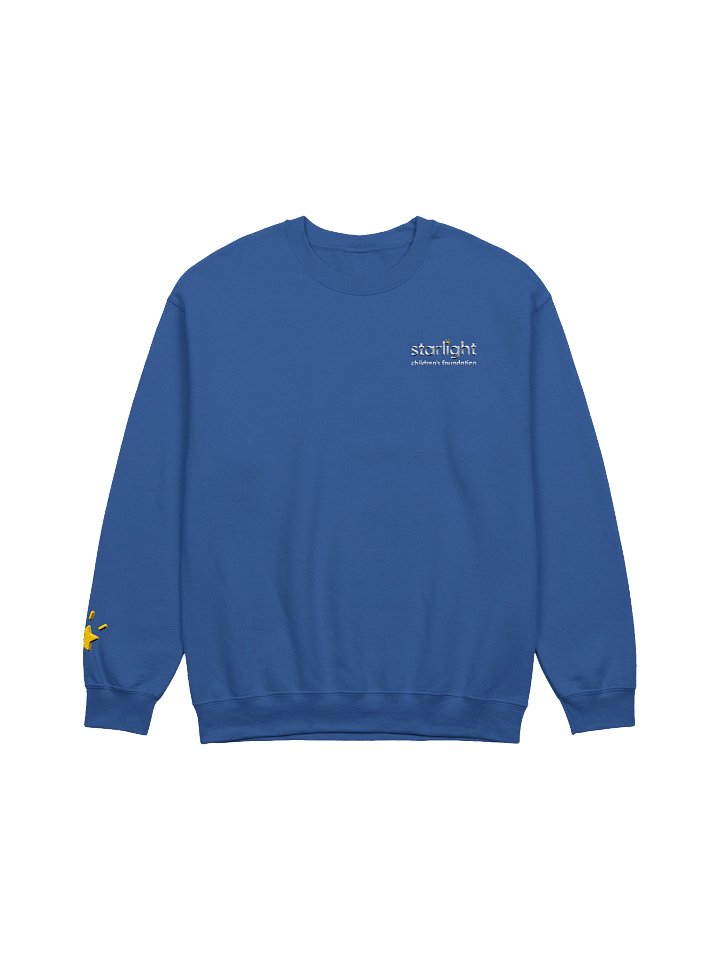 Starlight Embroidered Crewneck (Blue) product image (1)