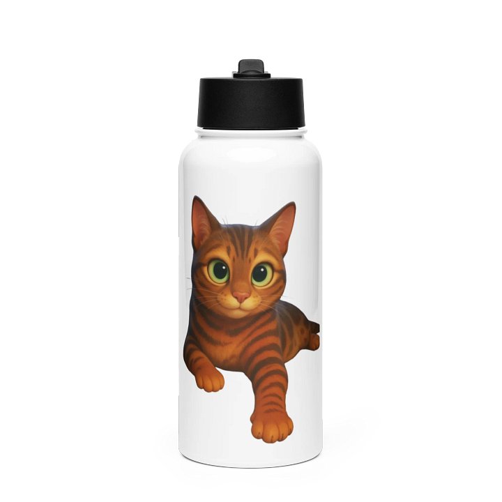 Dior'sCat - Stainless Steel Water Bottle with a Straw Lid product image (1)