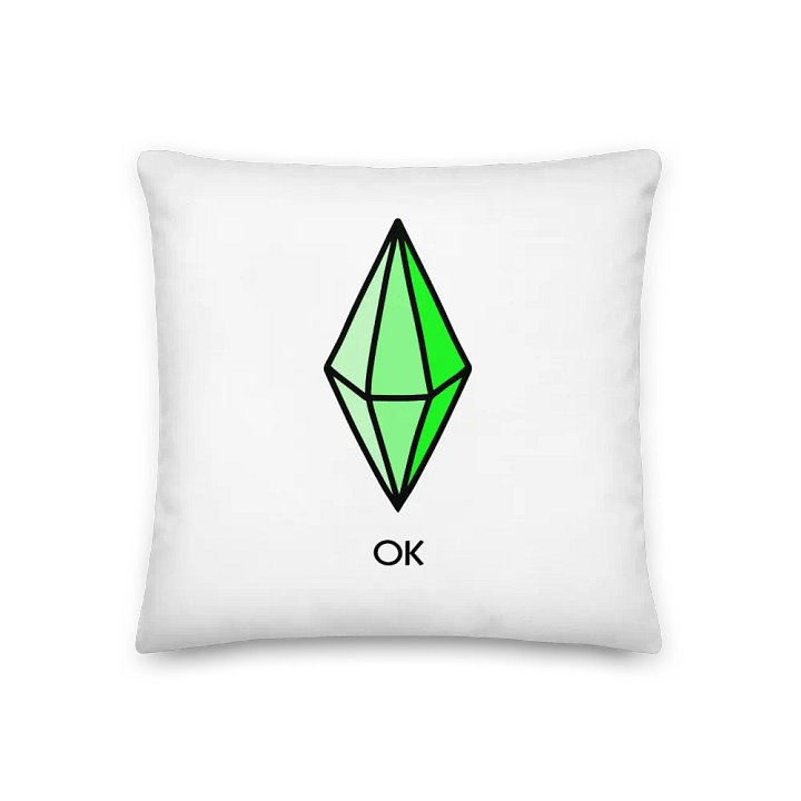 OK/NOT OK Plumbob Pillow product image (2)