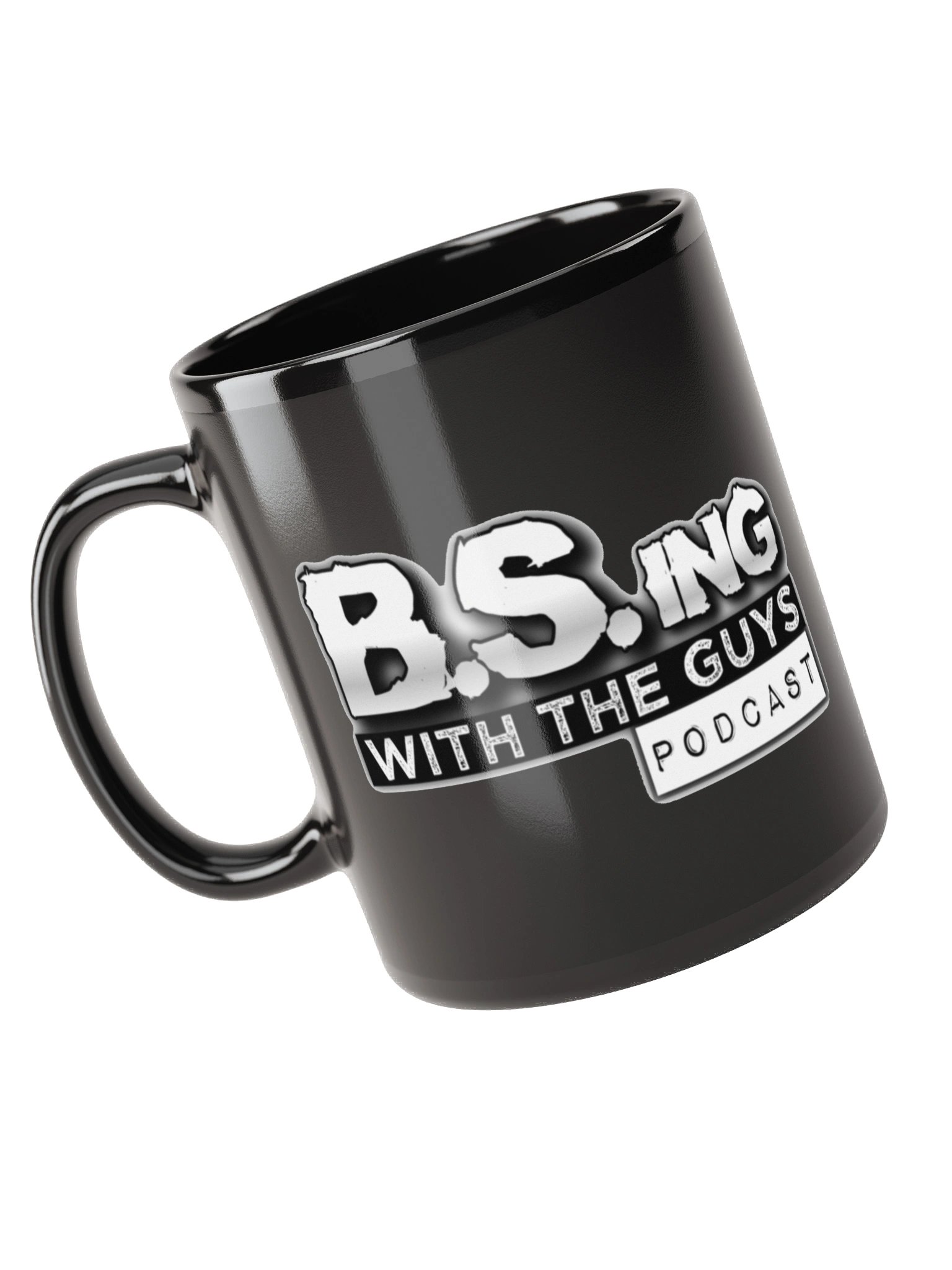 B.S.ing With The Guys black coffee mug product image (1)