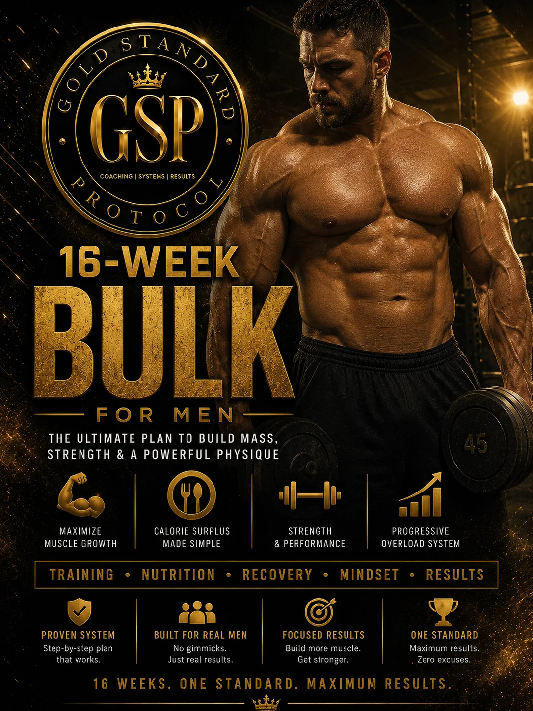 GSP 16-Week Bulk Protocol – Complete Mass Building System (Male Edition) product image (1)