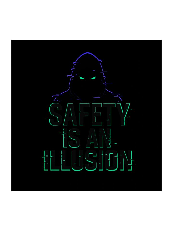 S.I.A.I Black Out Logo Sticker product image (1)