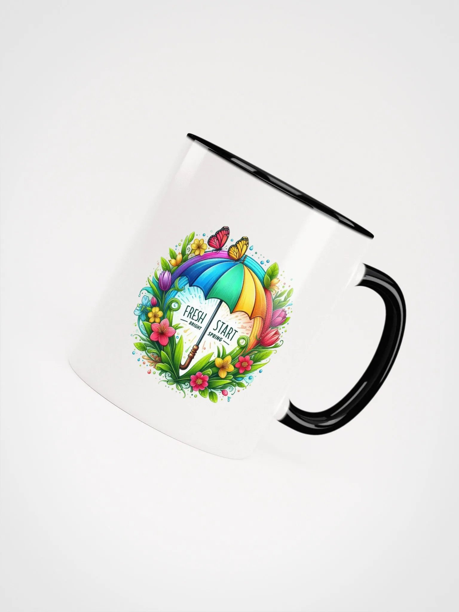 Fresh Start Butterfly Ceramic Mug product image (48)