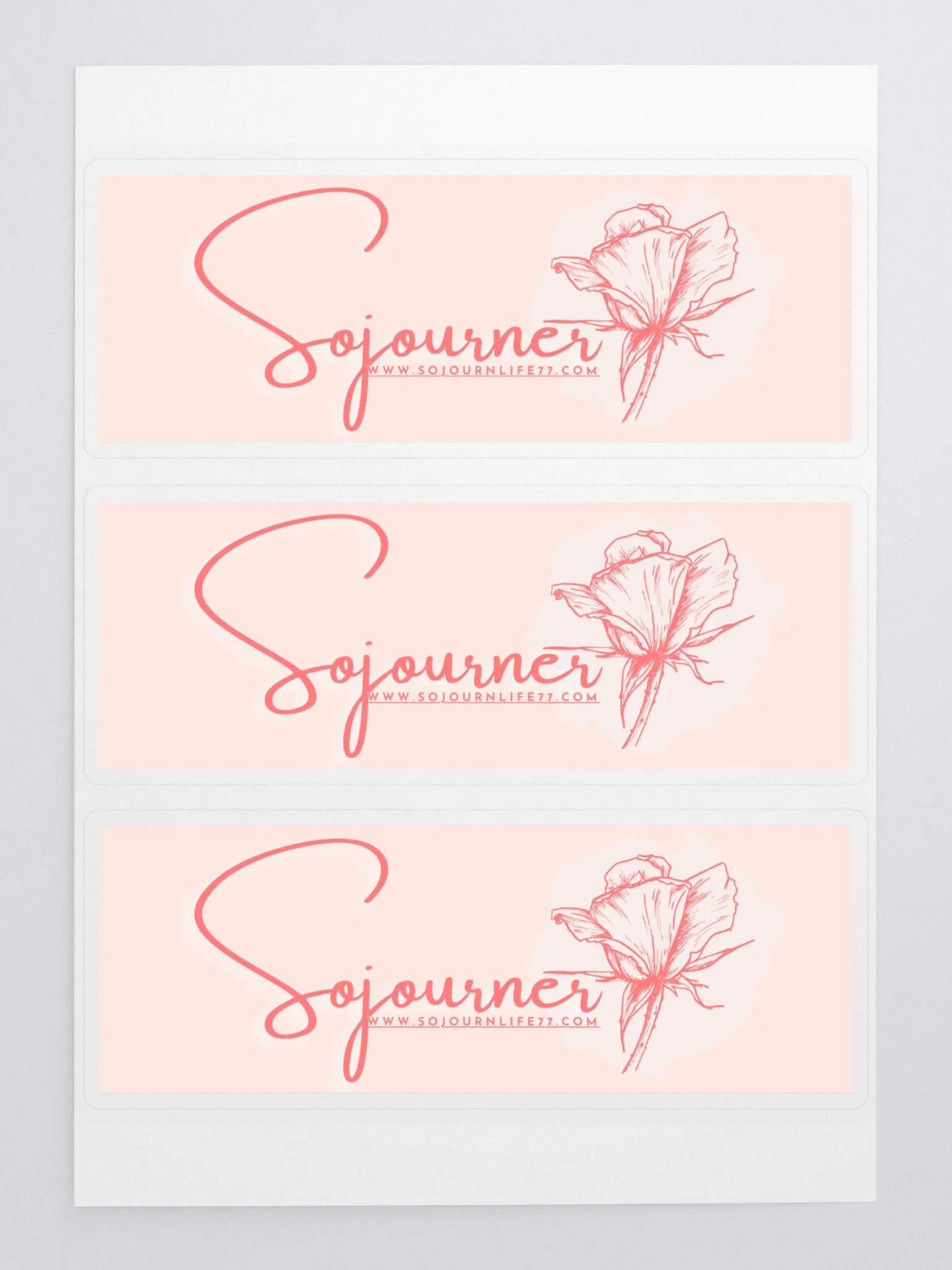 SOJOurner Flower - Kiss Cut Sticker Sheet with Background product image (3)