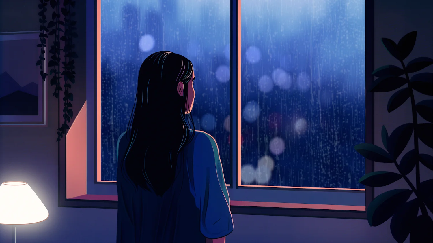 Rainy Reflections (Digital Art) product image (1)