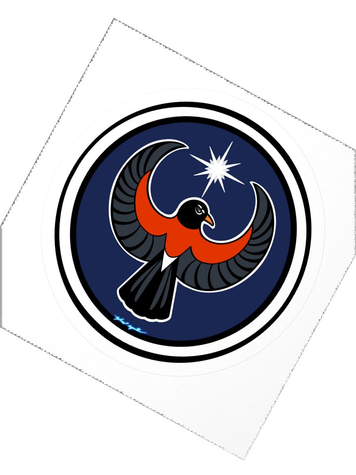 American Robin- Resistance. CT, MI, WI. (sticker) product image (2)