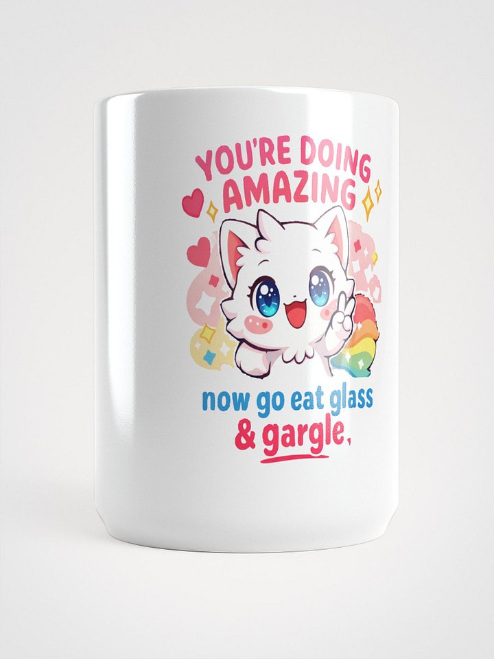 You’re Doing Amazing — Eat Glass Mug product image (1)