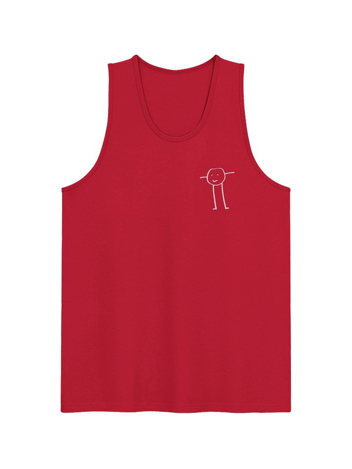 Stickman Tank Top (white print) product image (31)